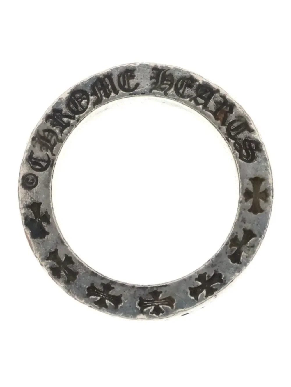 Chrome Hearts Spacer Forever Ring Silver